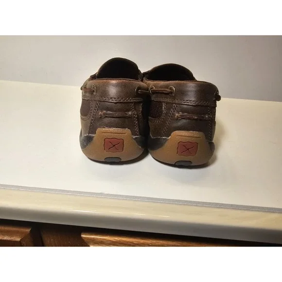 Twisted x Women's Slip-On Tooled Driving Moc SMUWDMS4 Brown Size 7.5 M - Picture 7 of 10